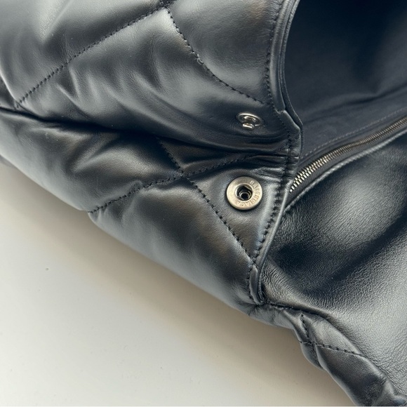 (SOLD) Balenciaga Nappa Calfskin Quilted Touch Black B Clutch Bag - Picture 13 of 15